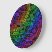 Grande Horloge Ronde Verre de fierté (Angle)