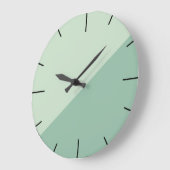 Grande Horloge Ronde Vert (Angle)