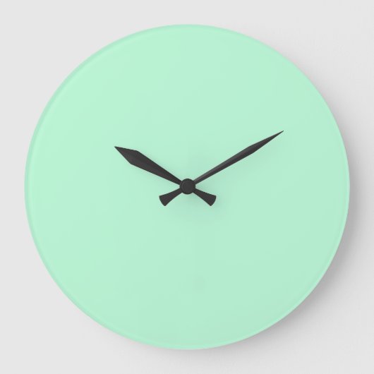 Grande Horloge Ronde Vert menthe (Recto)