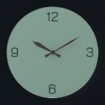 Grande Horloge Ronde Verte 769789 Couleur avec option pour ajouter un n<br><div class="desc">Ajoutez un nom, des initiales ou du texte, ou gardez la couleur seule. La couleur correspond à d'autres éléments du magasin en fonction du nom et du code HEX (triplet hexadécimal à six chiffres) qui s'affiche. Utilisez ce code pour mélanger, mettre en correspondance et customiser tout autre élément pour l'accompagner...</div>