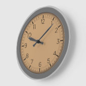 Grande Horloge Ronde Very Fun Old School Wall Clock (Angle)
