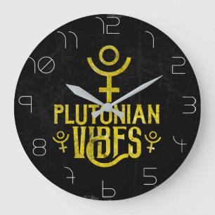 Grande Horloge Ronde Vibrations Plutonian Scorpion Astrologie Zodiaque