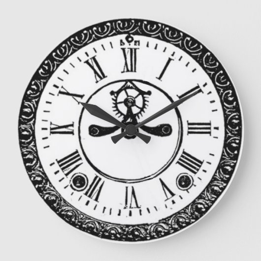 Grande Horloge Ronde Victorian wall clock (Recto)