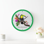 Grande Horloge Ronde "Vie luxuriante" (Maison)