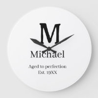 Vieilli à la perfection établ. lettre de monogramm