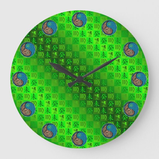 Grande Horloge Ronde Vierge & Chèvre d'Eau (Recto)