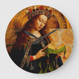 Grande Horloge Ronde Vierge Marie par Jan van Eyck