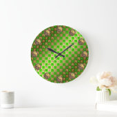 Grande Horloge Ronde Vierge & Rat de feu (Maison)