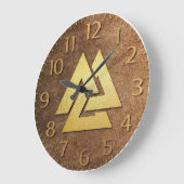 Grande Horloge Ronde Viking Warrior (Angle)