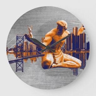 Grande Horloge Ronde Ville de Détroit