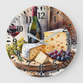 Grande Horloge Ronde Vin & Fromage (Recto)