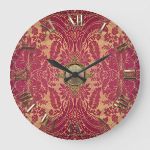 Grande Horloge Ronde Vinayya Damask