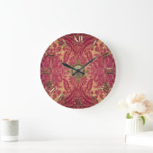 Grande Horloge Ronde Vinayya Damask (Maison)