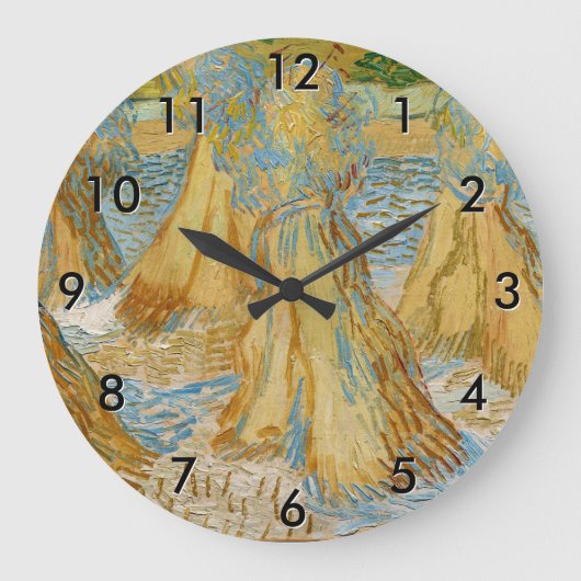 Grande Horloge Ronde Vincent van Gogh - Chênes du blé (Recto)