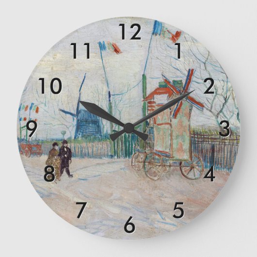 Grande Horloge Ronde Vincent van Gogh - Impasse des Deux Frères (Recto)