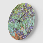 Grande Horloge Ronde Vincent van Gogh - Irises (Angle)