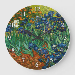 Grande Horloge Ronde Vincent van Gogh Irises