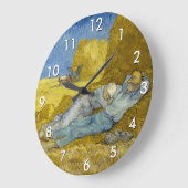 Grande Horloge Ronde Vincent Van Gogh - Mion, Repos / Travail / Siesta (Angle)