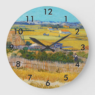 Grande Horloge Ronde Vincent van Gogh - Moisson à La Crau