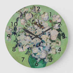 Grande Horloge Ronde Vincent van Gogh - Roses