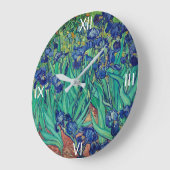 Grande Horloge Ronde Vincent van Gogh's Irises : (Angle)