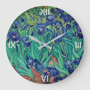 Grande Horloge Ronde Vincent van Gogh's Irises :