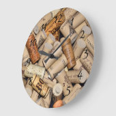 Grande Horloge Ronde Vins Corks (Angle)