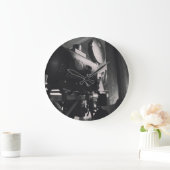 Grande Horloge Ronde Vintage (Maison)