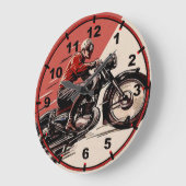 Grande Horloge Ronde Vintage (Angle)