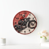 Grande Horloge Ronde Vintage (Maison)