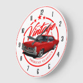 Grande Horloge Ronde Vintage (Angle)