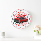 Grande Horloge Ronde Vintage (Maison)