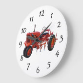 Grande Horloge Ronde Vintage (Angle)