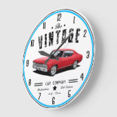 Grande Horloge Ronde Vintage (Angle)