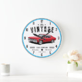 Grande Horloge Ronde Vintage (Maison)