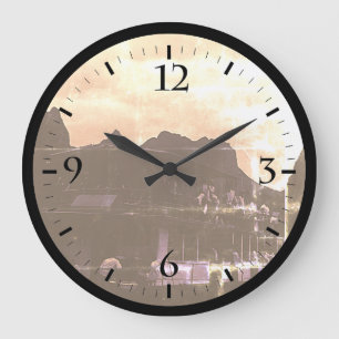 Grande Horloge Ronde Vintage China Guilin