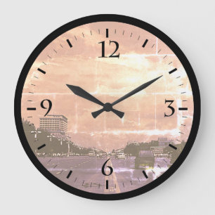 Grande Horloge Ronde Vintage China pekin Tiananmen square Large Clock