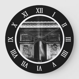 Grande Horloge Ronde Vintage France Paris Triumphal arch Button
