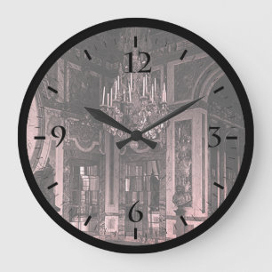 Grande Horloge Ronde Vintage France Versailles palais hall de guerre Gr