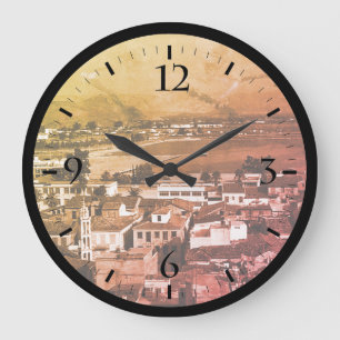 Grande Horloge Ronde Vintage Greece