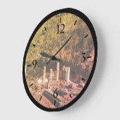 Grande Horloge Ronde Vintage Greece (Angle)