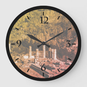 Grande Horloge Ronde Vintage Greece