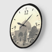 Grande Horloge Ronde Vintage Iran (Angle)