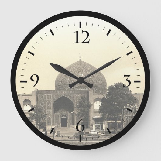 Grande Horloge Ronde Vintage Iran (Recto)