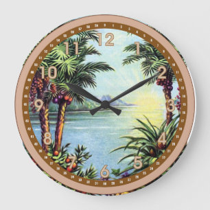 Grande Horloge Ronde Vintage Island