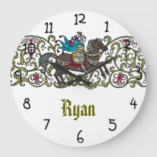 Grande Horloge Ronde Vintage Knight