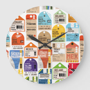 Grande Horloge Ronde Vintage travel tickets.