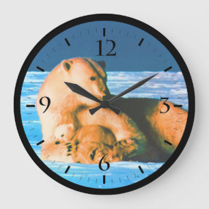 Grande Horloge Ronde Vintage USA Alaska