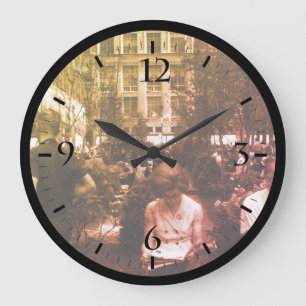 Grande Horloge Ronde Vintage USA New York Rockefeller Center Coque-Mate