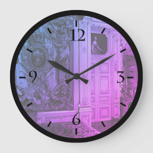 Grande Horloge Ronde Vintage Versailles Palace Louis XV Chambre de lit 